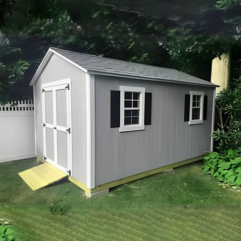 Effortless Shed with Standard Features, Single Door, and Two Windows