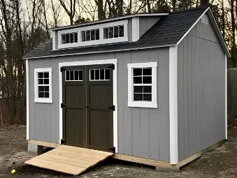 Features weatherproof roofing and lifetime-warranted shingles for lasting protection.