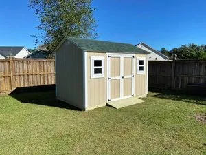 8x12 Gable Style with Custom Color Shingles and Custom Windows