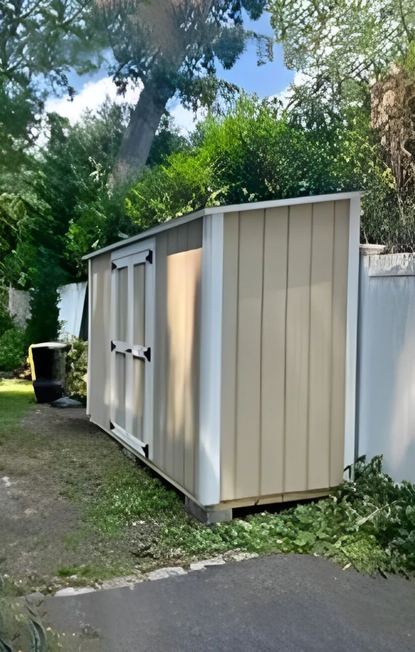 Lean-to Storage Shed